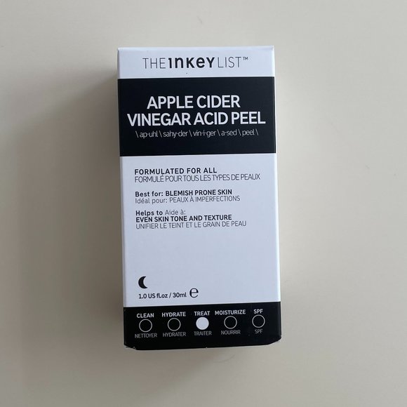 The INKEY List Apple Cider Vinegar Acid Peel 30ml New - Picture 2 of 5